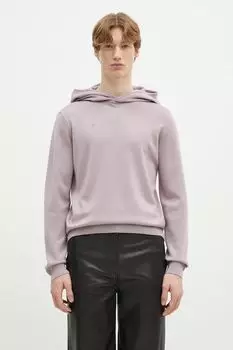 Шерстяная толстовка Pangaia, фиолетовый
