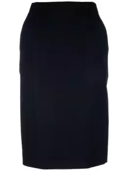 Шерстяная юбка BALENCIAGA, черный