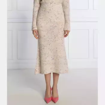 Шерстяная юбка Beatrice B, бежевый