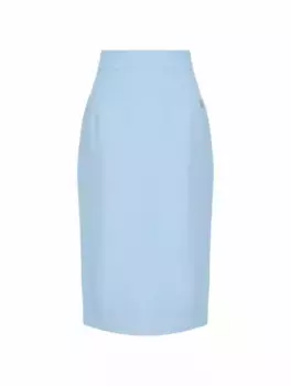 Шерстяная юбка DG Dolce&Gabbana, синий