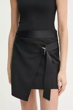 Шерстяная юбка Filippa K, черный