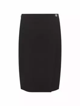 Шерстяная юбка-карандаш 4G Givenchy, черный