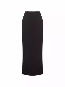 Шерстяная юбка-карандаш Helmut Lang, черный
