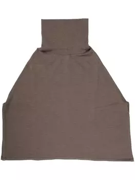 Шерстяная юбка LEMAIRE, коричневый