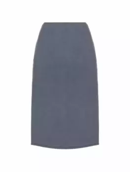 Шерстяная юбка миди Gucci, синий