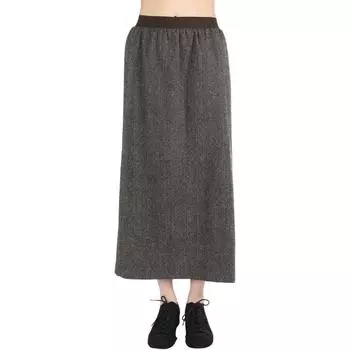 Шерстяная юбка миди UMA WANG, серый