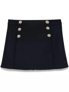 Шерстяная юбка мини Dorothee Schumacher, синий