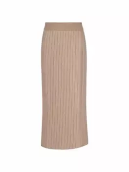Шерстяная юбка на запах Eleventy, бежевый