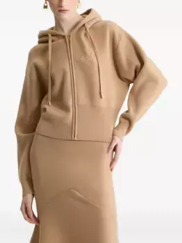 Шерстяная юбка PATOU, коричневый