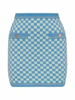 Шерстяная юбка Versace