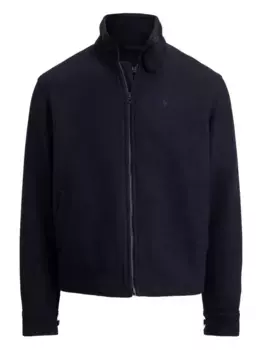 Шерстяная ветровка на молнии POLO RALPH LAUREN, синий