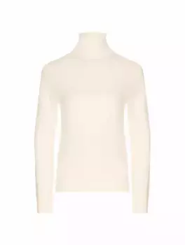Шерстяная водолазка Allude, белый
