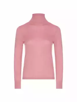Шерстяная водолазка Allude, розовый