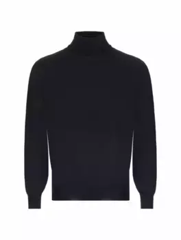 Шерстяная водолазка Brunello Cucinelli, тёмно-синий