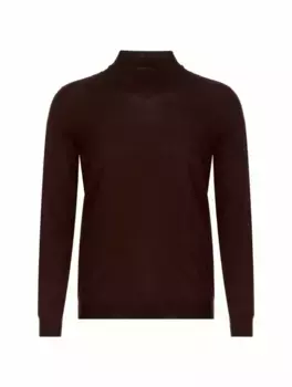 Шерстяная водолазка Fedeli, коричневый