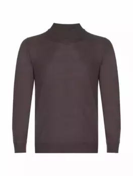 Шерстяная водолазка Fedeli, серый