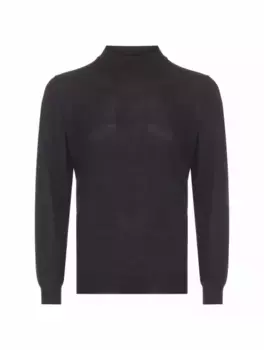 Шерстяная водолазка Fedeli, серый