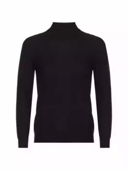 Шерстяная водолазка Fedeli, тёмно-синий