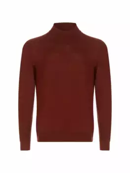 Шерстяная водолазка Kiton, бордовый