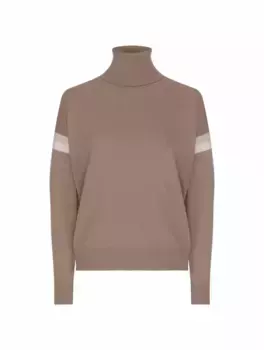 Шерстяная водолазка Lorena Antoniazzi, бежевый