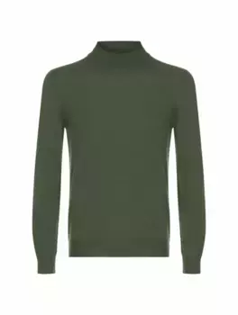 Шерстяная водолазка Mauro Ottaviani, зелёный