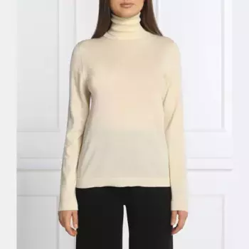 Шерстяная водолазка romolo стандартного кроя Max Mara, бежевый