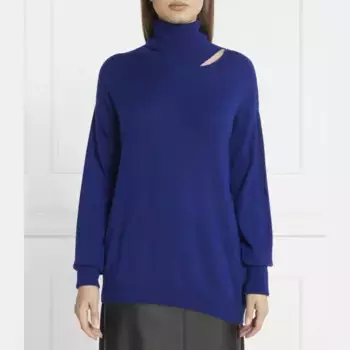 Шерстяная водолазка стандартного кроя Riani, синий