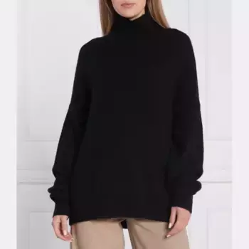 Шерстяная водолазка стандартного кроя Samse Samse, черный