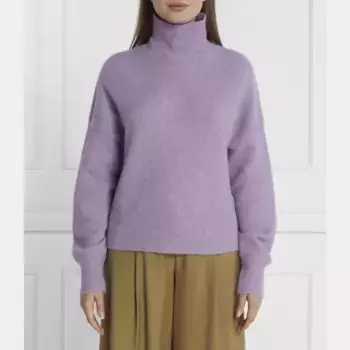 Шерстяная водолазка стандартного кроя Samse Samse, фиолетовый