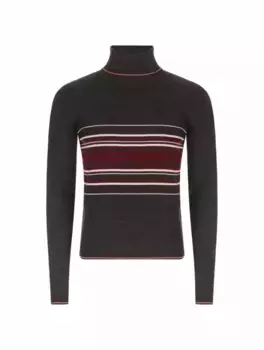 Шерстяная водолазка в полоску Dolce&Gabbana, мультиколор