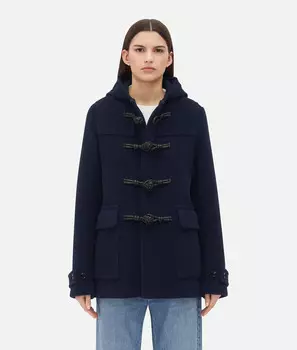 Шерстяное дафлкот Bottega Veneta