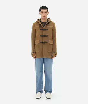 Шерстяное дафлкот Bottega Veneta