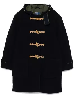Шерстяное дафлкот Polo Ralph Lauren, синий