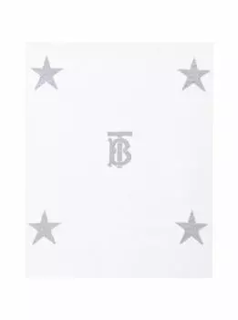 Шерстяное одеяло с логотипом Burberry