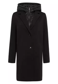 Шерстяное пальто 2 в 1 Zero, черный