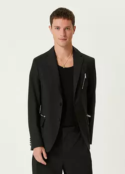 Шерстяное пальто Academia, черный