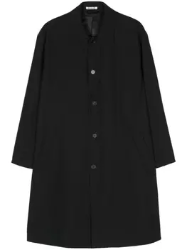 Шерстяное пальто Auralee, синий