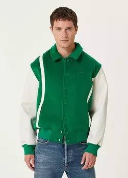 Шерстяное пальто Axel Arigato, зеленый