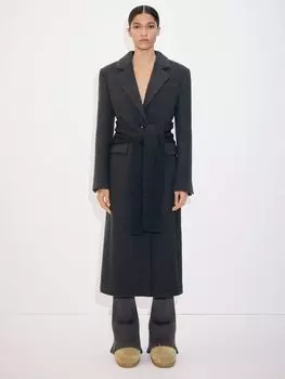 Шерстяное пальто Beyond Collection Islandia Mango, серый