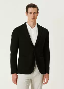 Шерстяное пальто Boglioli, черный