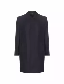 Шерстяное пальто Brioni, тёмно-синий