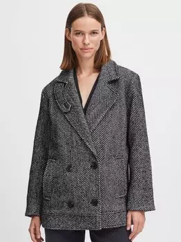 Шерстяное пальто bybitto B.Young, черный