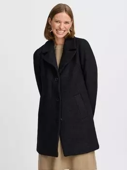 Шерстяное пальто bycecila B.Young, черный