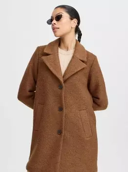 Шерстяное пальто bycecila B.Young, коричневый