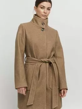 Шерстяное пальто bycilia B.Young, меланж