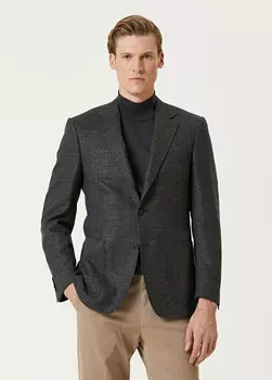 Шерстяное пальто Canali, серый