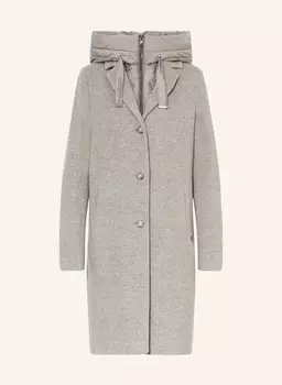 Шерстяное пальто Cimiracle со съемной отделкой Cinque, серый