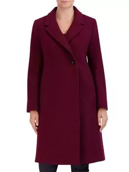 Шерстяное пальто Cole Haan, цвет Burgundy