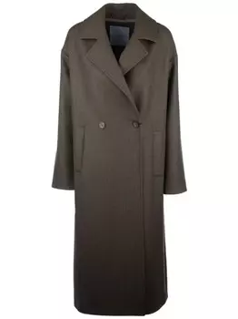 Шерстяное пальто Cruna, коричневый