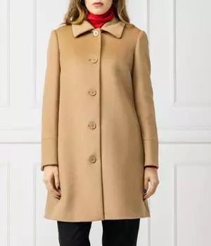 Шерстяное пальто цвета джейт Max&Co., желтый